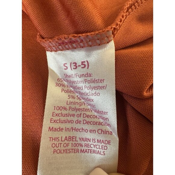 Y2K Terracotta Daisy Floral Babydoll Cami S Dress Mesh Lace Trim Fairycore Dance - Picture 4 of 9